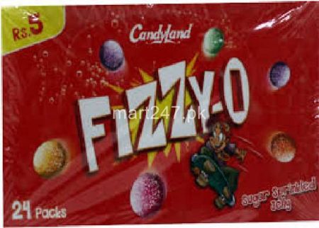Candy Land Fizzy Jelly O 24 Pcs