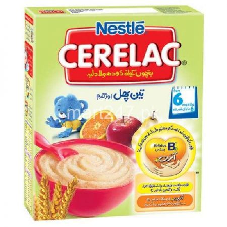 Nestle Cerelac 3 Fruit & Wheat 175 G