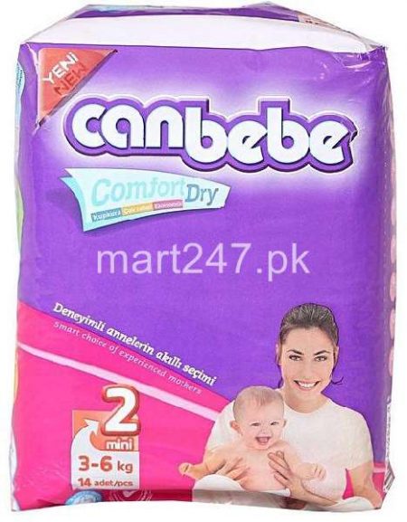 Canbebe Baby Diaperss Mini Size 2 (14 Pcs)