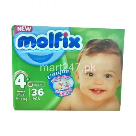 Molfix Baby Diaperss Maxi Size 4 34 Pcs