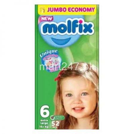 Molfix Baby Diaperss Extra Large Size 6 52 Pcs