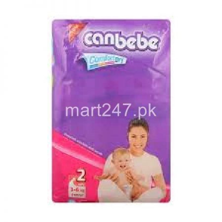 Canbebe Baby Diaperss 3 to 6 KG Size 2 Small (40 Pcs)