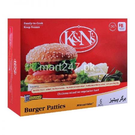 K&Ns Burger Patties 6 Pieces 370 G