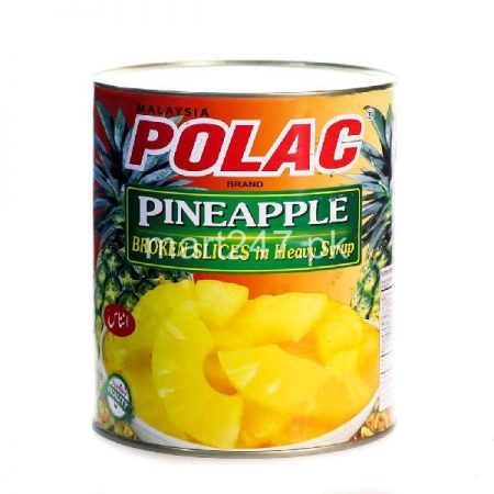 Polac tin fruits frozen pineapple slices 565 G