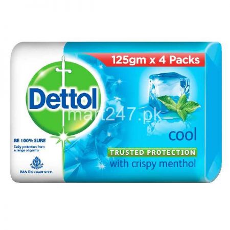 Dettol Cool Soap 130 G 4 Pack Bundle Deal