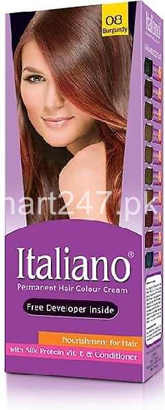 Italiano Hair Colour Burgundy Shade # 08