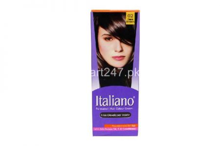 Italiano Hair Colour Dark Brown Shade # 02