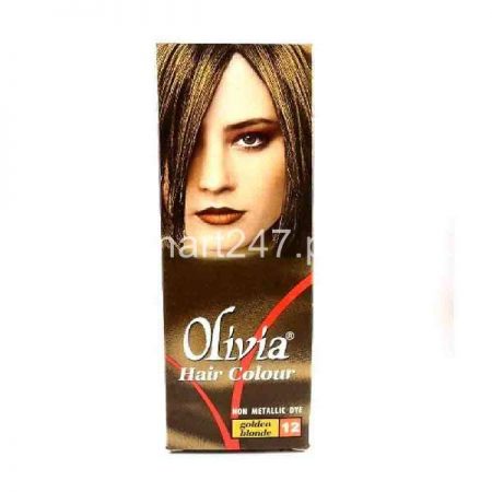 Olivia Hair Color Golden Blonde 12 50 ML