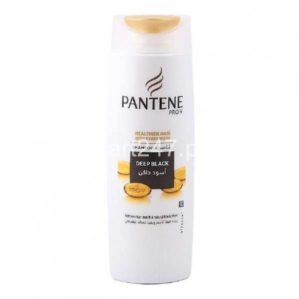 Pantene Deep Black Shampoo 185 ML