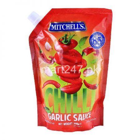 Mitchell's Chilli Garlic Pouch 500 G