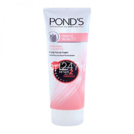 Ponds white Beauty Spotless Rosy White Daily Facial Foam 100G