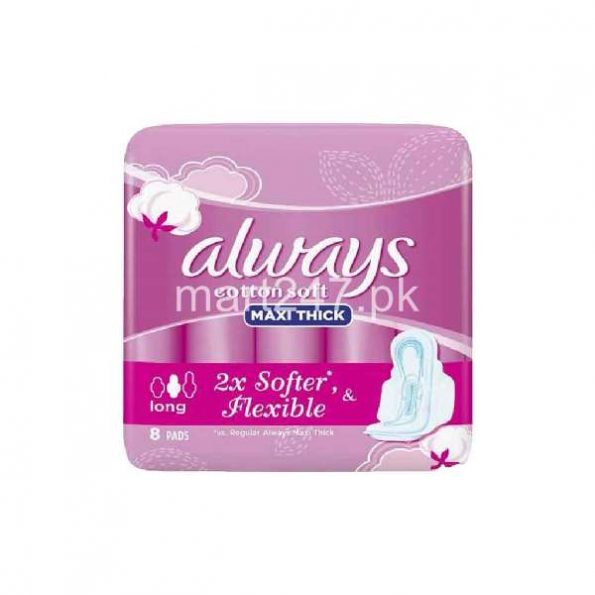 Always Cotton Soft Ultra Large With Wings 8 Pads