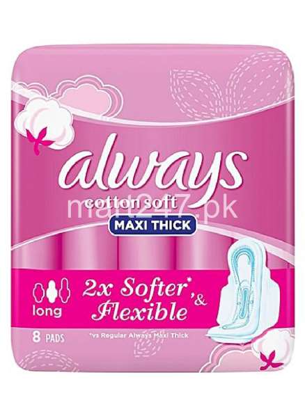 Always Cotton Soft Maxi Thick Long 8 Pads