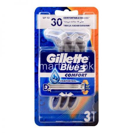 Gillette Blue 3 Blue 3 Pieces