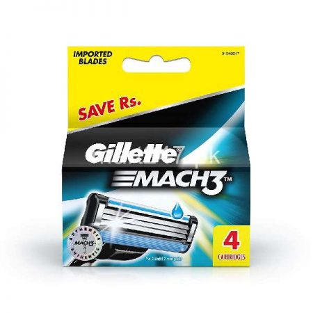 Gillette Mach 3 4 Pcs