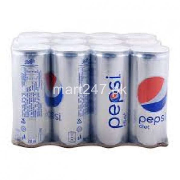 Pepsi Diet 250 ML X 12 Can