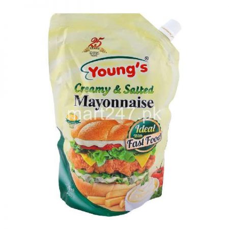 Youngs Creamy & Salted Mayonnaise 1 Ltr