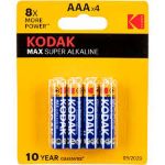 Kodak Max Alkaline Battery AAA x 4