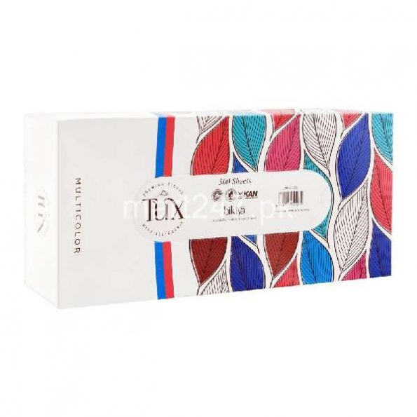 Tux Multicolor Tissue Box 150 X 2 Ply