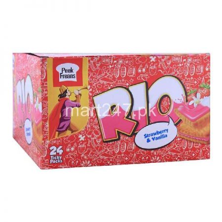 Peek Freans Rio Strawberry & Vanilla 24 Ticky Packs
