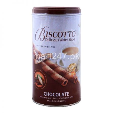 Delight Biscotto Wafers Sticks 370 G Chocolate