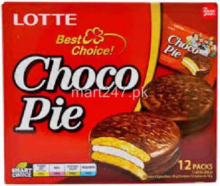 Lotte Choco Pie Biscuits 12 Pack