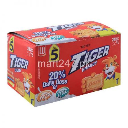 Lu Tiger Energy Biscuit 24 Snack Pack