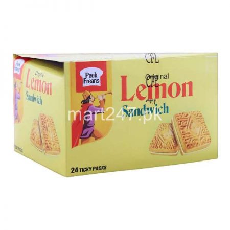 Peek Freans Lemon Sandwich 24 Ticky Pack
