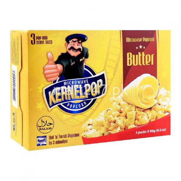 Kernelpop Butter Pop Corns 90 G 3 Pack Set