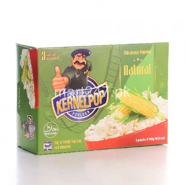 Kernelpop Natural Pop Corns 90 G 3 Pack Set
