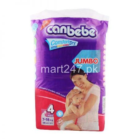 Canbebe Baby Diaperss Maxi Size 4 (58 Pcs)