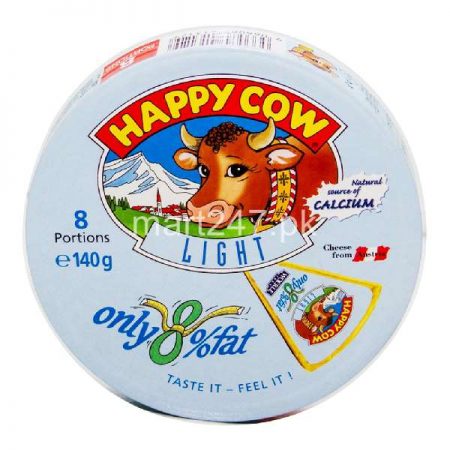 Happy Cow Light Cheese 8 Portions 140 G