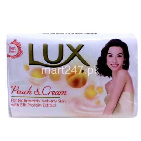 Lux Soap Velvet Touch 115 G Peach & Cream