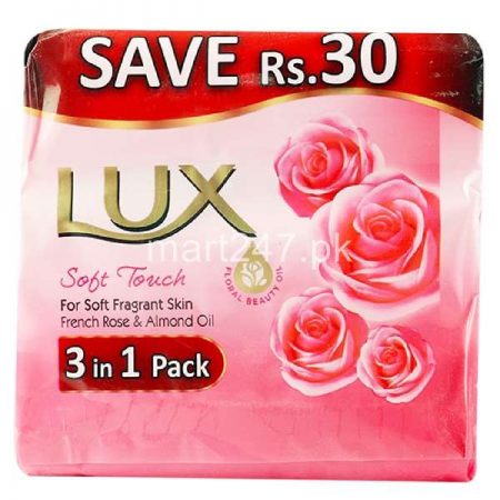 Lux Soap Soft Touch 145 G 3 Packs