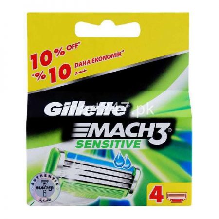 Gillette Mach3 Sensitive 4 Catridge
