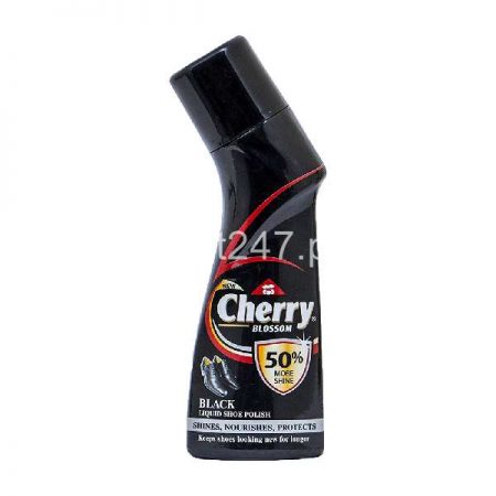 Cherry Blossom Black Shoe Polish 45 ML