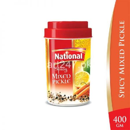 National Spicy Mix Pickle Jar 400 Gram