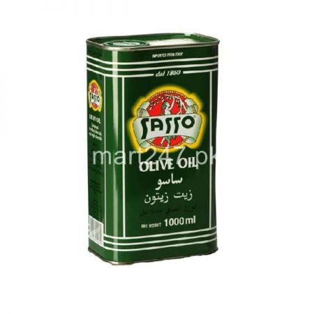 Sasso Olive Oil Tin 1000 ML