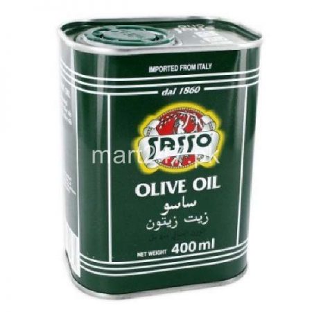 Sasso Olive Oil Tin 400 ML