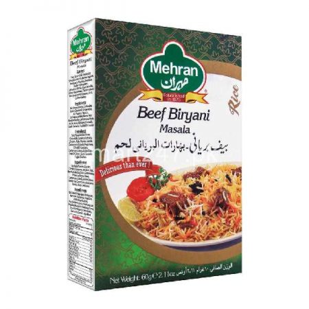 Mehran Beef Biryani Masala 60 Grams